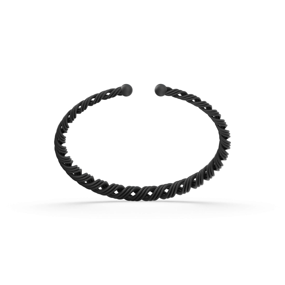 Collana Sarah di Siño Milano, spirale morbida in nylon stampato in 3D