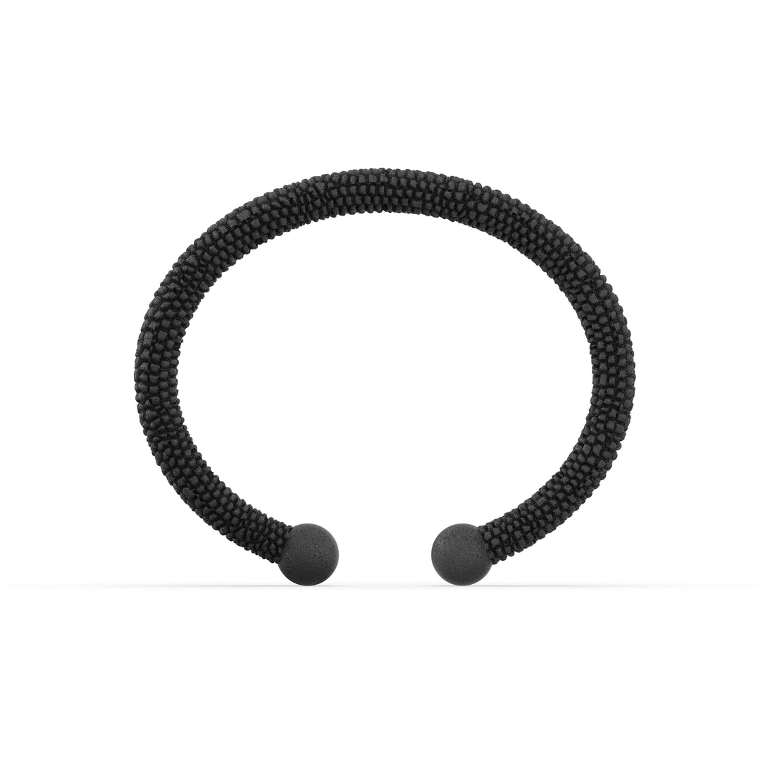 Bracciale Snake di Siño Milano, tubolare rigido a grana in stampa 3D